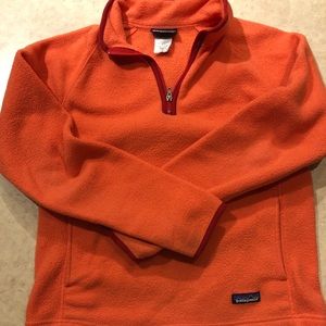 Patagonia Womens M synchilla orange pullover